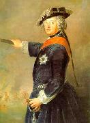 antoine pesne Frederick II of Prussia as general Germany oil painting artist